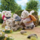 Sylvanian Families Familia Leopardo de las Nieves