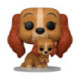 Funko Pop! Disney La Dama y el Vagabundo Figura de Vinilo Lady con Cachorro