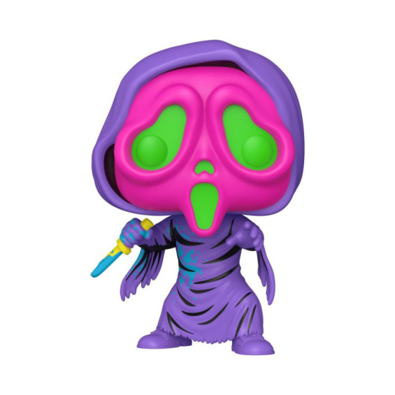 Funko Pop! Movies Ghost Face Figura de Vinilo Ghost Face Luz Negra