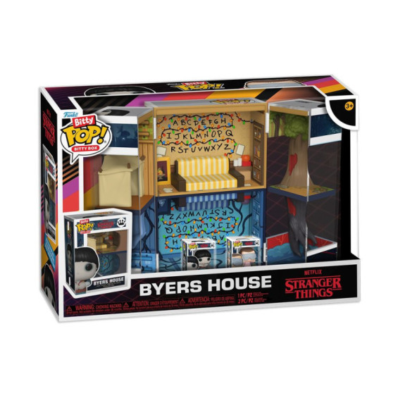 Funko Bitty Pop! Bitty Box Stranger Things Byers House con 2 Figuras de Vinilo