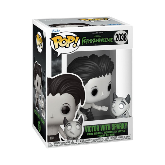 Funko Pop! Disney Frankenweenie Figura de Vinilo Victor con Sparky
