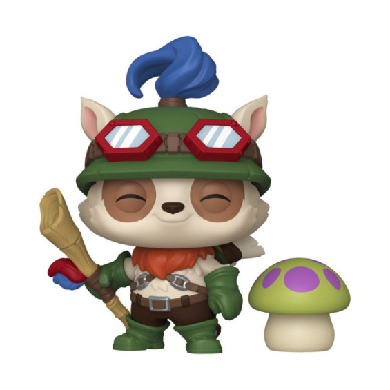 Funko Pop! Games League of Legends Figura de Vinilo Teemo con Champiñón