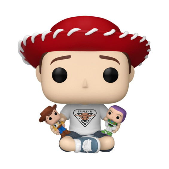 Funko Pop! Disney Pixar Toy Story Figura de Vinilo Andy 30 Aniversario