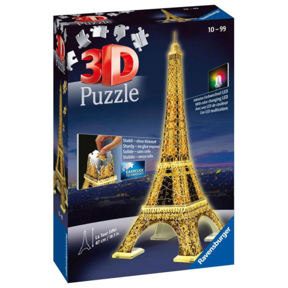 Ravensburger Puzzle 3D Serie Midi Especial Torre Eiffel