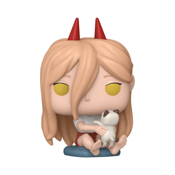 Funko Pop! Animation Chainsaw Man Figura de Vinilo Power con Meowy Edición Especial
