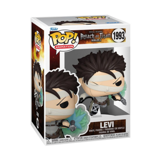 Funko Pop! Animation Final Season Attack on Titan Figura de Vinilo Levi