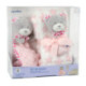 Bebé Vip Set de Paseo con DouDou y Manta Rosa