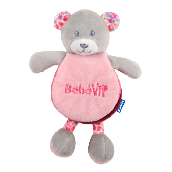 Bebé Vip Osito Libro Blandito Rosa