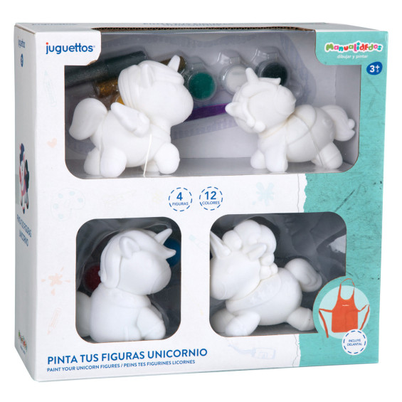 Manualidedos Pinta tus Figuras Unicornio