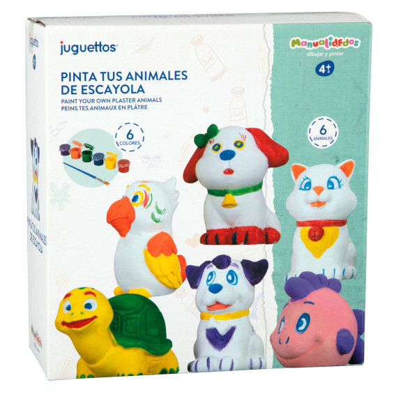 Manualidedos Pinta tus Animales de Escayola