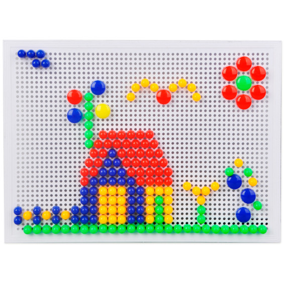 Manualidedos Mosaico con Clavijas
