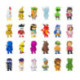 Stumble Guys Pack Gorra con 2 Figuras Sorpresa Varios Modelos