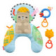 Fisher-Price Cojín para Jugar Bocabajo Aventuras Sensoriales con Mordedor y Sonajero