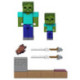 Minecraft Conjunto Coleccionable de Figura y Mecanismo Redstone Charged con Accesorios Varios Modelos