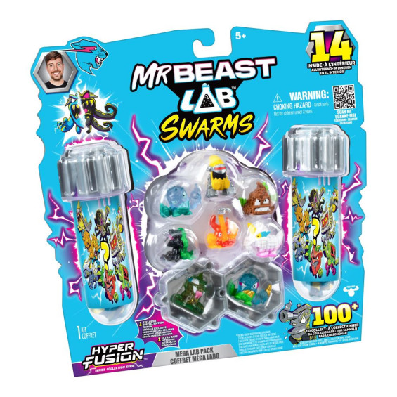 Mr. Beast Lab Swarms Pack de 14 Figuras Varios Modelos