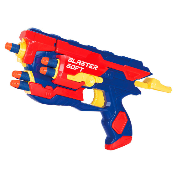 Juguettos Blaster Soft Pistola Level MS-10 Dardos