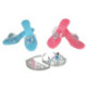 Conjunto de 2 Tiaras y 2 Pares de Sandalias