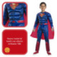Disfraz Infantil Superman Blackline Talla 5-7 Años
