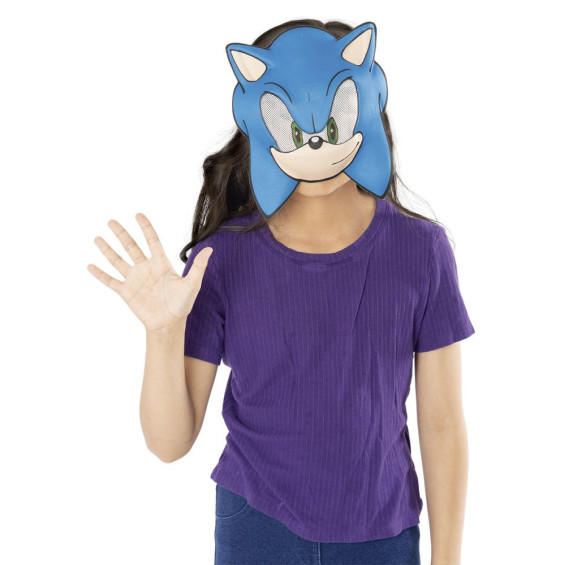 Máscara Infantil de Sonic para Disfraz