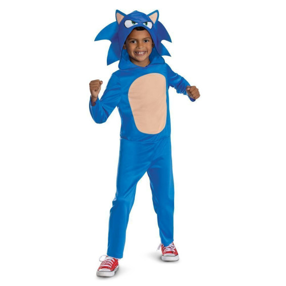 Disfraz Infantil Sonic 3 Fancy La Película Talla S 4-6 Años
