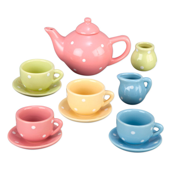 Dulce Hogar Juego de Té de Porcelana