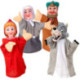 Juguettos 4 Marionetas Caperucita Roja