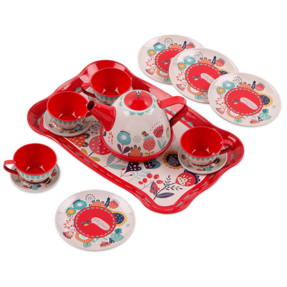 Dulce Hogar Juego de Té Metálico