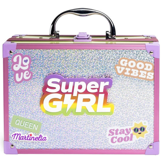 Martinelia Supergirl Maletín de Maquillaje con Espejo y Luces Led
