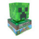 Minecraft Lámpara 3D con Despertador y Fecha