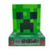 Minecraft Lámpara 3D con Despertador y Fecha