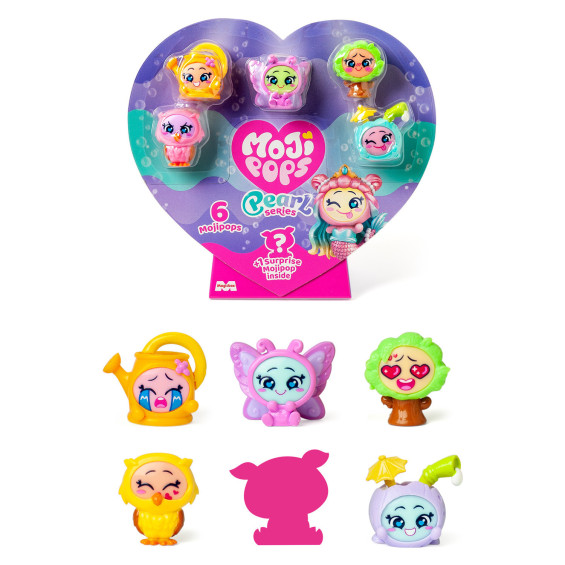 Mojipops Pearl Series Pack con 6 Figuras Varios Modelos