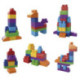 Mega Bloks Bolsa de Construcción 60 Piezas Bolsa Azul