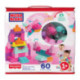 Mega Bloks Bolsa de Construcción 60 Piezas Bolsa Rosa