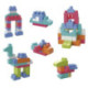 Mega Bloks Bolsa de Construcción 60 Piezas Bolsa Rosa