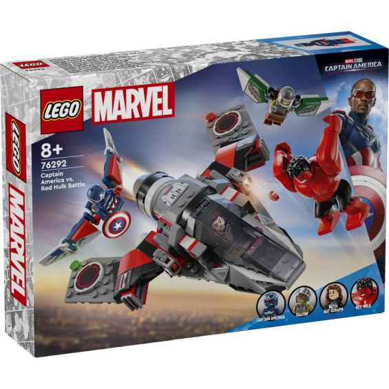 LEGO Súper Héroes Marvel Batalla entre el Capitán América y Hulk Rojo - 76292