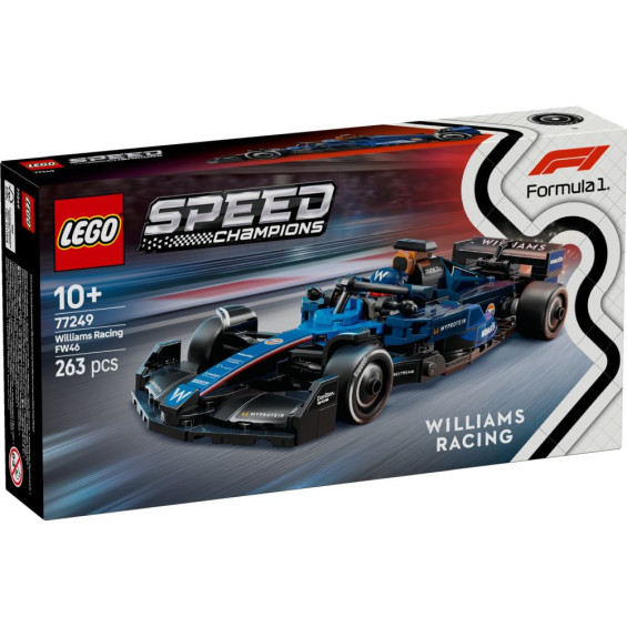 LEGO Speed Champions Coche de Carreras Williams Racing FW46 F1 - 77249