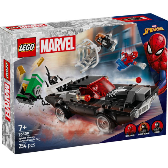 LEGO Súper Héroes Marvel Spider-Man vs. Coche Brutal de Venom - 76309