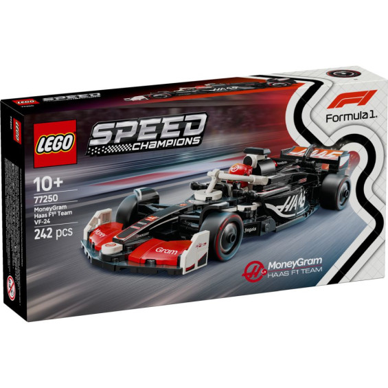 LEGO Speed Champions Coche de Carreras MoneyGram Haas F1 Team VF-24 - 77250