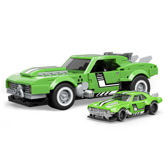 Mattel Brick Shop Hot Wheels Custom 68 Camaro Speed Series, 289 piezas