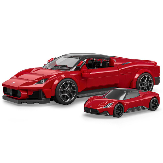 Mattel Brick Shop Hot Wheels Maserati MC20 - Speed Series,  250 piezas