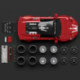 Mattel Brick Shop Hot Wheels Maserati MC20 - Speed Series,  250 piezas