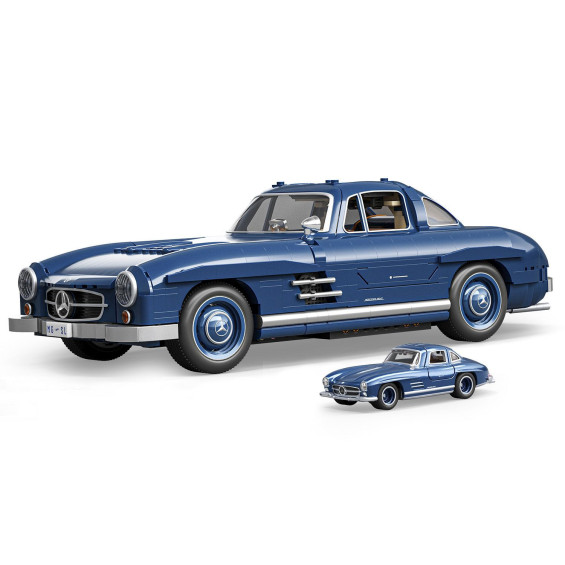 Mattel Brick Shop Hot Wheels Premium Series Juego de Construcción Mercedes-Benz 300 SL. 1600 piezas
