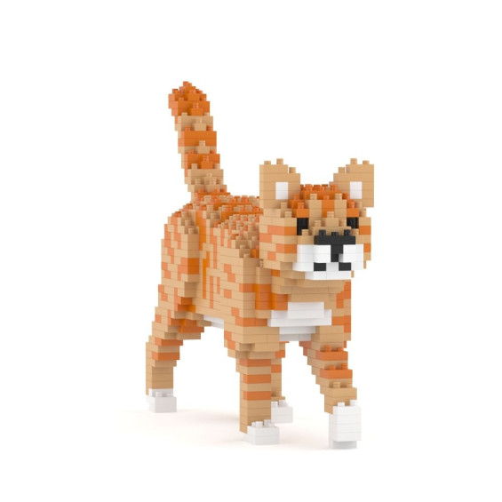 Jecka Orange Tabby Cat Mini 01 S Kit de Bloques de Construcción