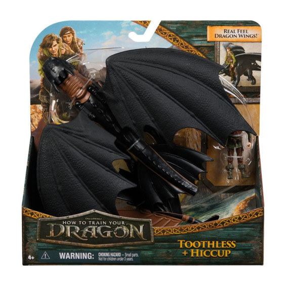 Cómo Entrenar a tu Dragón Figuras Desdentao y Vikingo