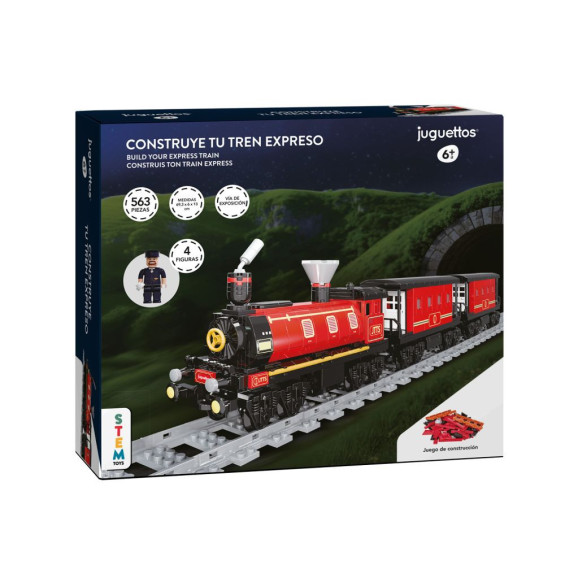 Juguettos Construye tu Tren Expresso 586 Piezas