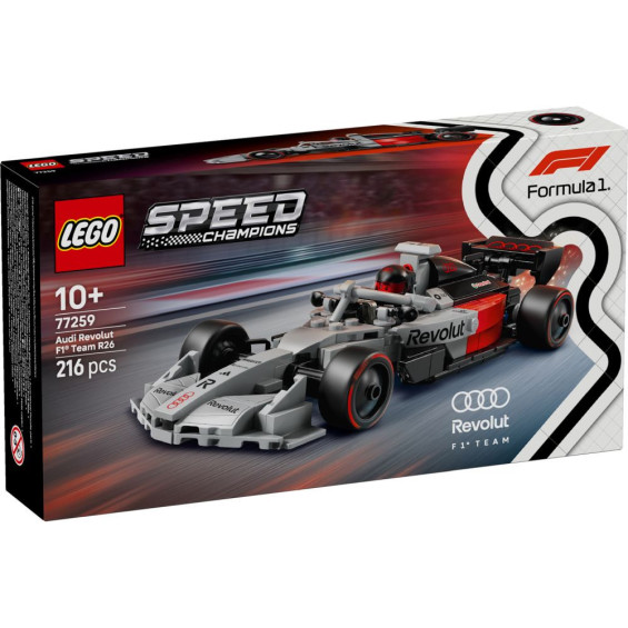 LEGO Speed Champions Coche de Carreras Audi Revolut F1 Team R26 - 77259