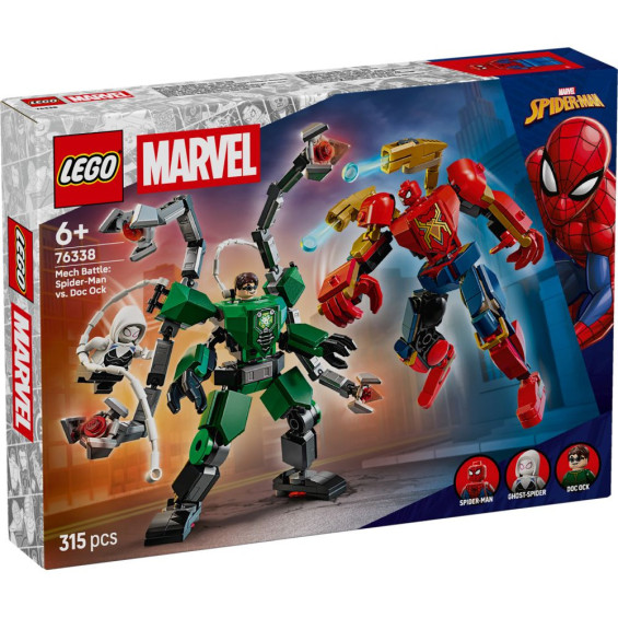 LEGO Súper Héroes Marvel Batalla de Armaduras Robóticas: Spider-Man vs. Doc Ock - 76338
