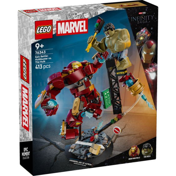LEGO Súper Héroes Marvel Batalla Legendaria: Hulkbuster vs. Hulk - 76343