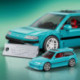 Mattel Brick Shop Hot Wheels Speed Series Juego de Construcción del Custom '90 Honda Civic EF 284 Piezas