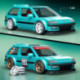Mattel Brick Shop Hot Wheels Speed Series Juego de Construcción del Custom '90 Honda Civic EF 284 Piezas